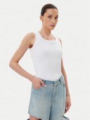PINKO Top 100807 A2OF Z04 Biały Regular Fit. Białe topy damskie Pinko, l, bez wzorów, z bawełny, bez kołnierzyka. Za 239.99 zł.