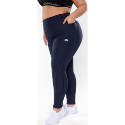 Legginsy fitness damskie Rough Radical Optimal Plus size. Niebieskie legginsy damskie ROUGH RADICAL, plus size, bez wzorów. Za 169.90 zł.