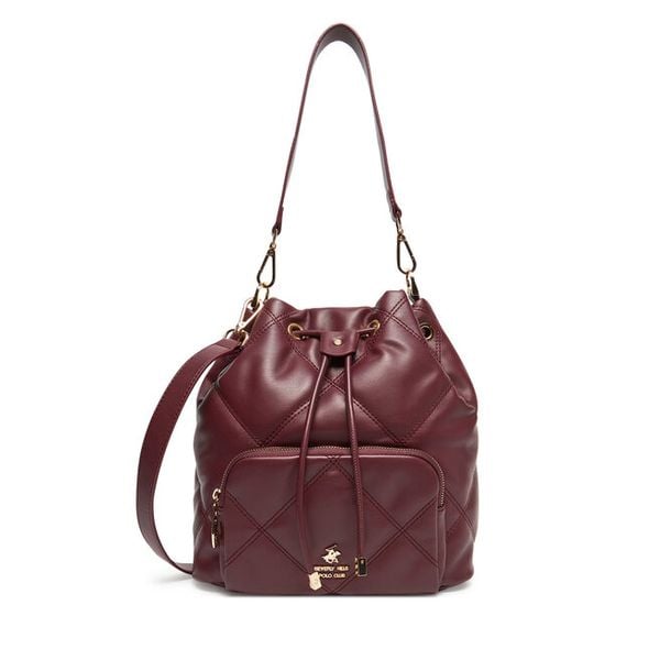 Torebka Beverly Hills Polo Club. Czerwone torebki klasyczne damskie Beverly Hills Polo Club, bez wzorów, bez dodatków. Za 259.99 zł.
