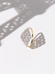 DIAMOND & CO Złoty pierścionek "Kudat" z diamentami rozmiar: 60. Żółte pierścionki damskie Diamond & Co, z diamentem, złote. Za 1,011.60 zł.