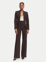 Rinascimento Marynarka CFC0130160003 Brązowy ciemny Slim Fit. Brązowe marynarki i żakiety damskie RINASCIMENTO, xl, bez wzorów, z syntetyku. Za 944.99 zł.