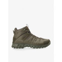 Buty bushcraft męskie AKU Selvatica Tactical Mid GTX. Zielone buty trekkingowe męskie Aku, bez zapięcia, outdoorowe. Za 765.99 zł.