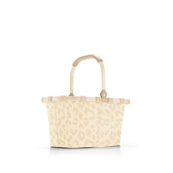 Koszyk CARRYBAG XS, leo vanilla. Białe walizki Reisenthel, bez wzorów, z materiału, małe. Za 158.90 zł.