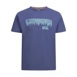 T-shirt Męski Z Krótkim Rękawem Casual Jacub. Niebieskie t-shirty męskie Trespass, m, bez wzorów, bez kołnierzyka. Za 78.99 zł.