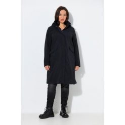 Damskie Parka funkcyjna HYPRAR hydrofobowa kaptur. Czarne parki damskie Ulla Popken, plus size, bez wzorów, z materiału. Za 699.99 zł.