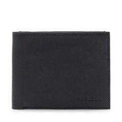 Portfel GINO ROSSI. Czarne portfele męskie Gino Rossi, bez wzorów. Za 129.99 zł.
