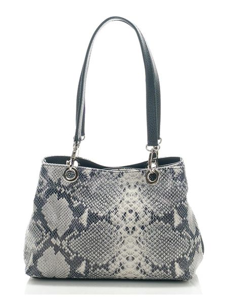 Mila Blu Skórzana torebka "Sorbo" w kolorze szarym - 30 x 27 x 12 cm rozmiar: onesize. Szare torebki klasyczne damskie Mila Blu, bez wzorów, z materiału, bez dodatków. Za 252.12 zł.