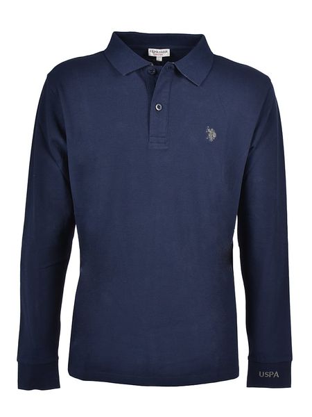 U.S. Polo Assn. Koszulka polo w kolorze granatowym rozmiar: XL. Niebieskie koszulki polo męskie U.S. Polo Assn., s, bez wzorów, bez ramiączek. Za 144.58 zł.