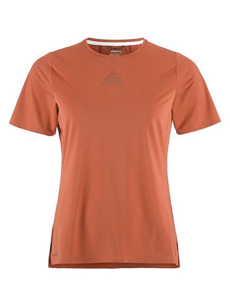 Craft Koszulka "Pro Trail" w kolorze pomarańczowym do biegania rozmiar: S. Pomarańczowe bluzki sportowe damskie Craft, s, bez kołnierzyka, bez ramiączek. Za 78.84 zł.