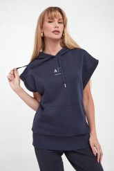 Bluza damska bez rękawów ARMANI EXCHANGE. Bluzy bez kaptura damskie Armani Exchange, s. W wyprzedaży za 441.75 zł.