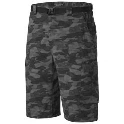 COLUMBIA szorty męskie Silver Ridge Printed Cargo Short Black Camo 38. Czarne szorty męskie Columbia, m, outdoorowe. W wyprzedaży za 179.00 zł.