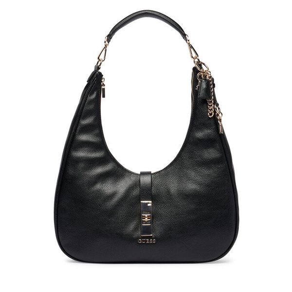 Torebka Guess. Czarne torebki klasyczne damskie Guess, z aplikacjami, bez dodatków. Za 475.99 zł.