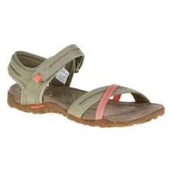 Sandały turystyczne damskie Merrell Terran Cross. Sandały damskie MERRELL, bez wzorów, z kauczuku, bez obcasa. Za 349.99 zł.