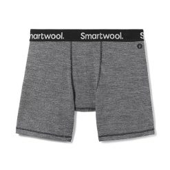 Bokserki męskie Smartwool Boxer Brief. Szare bokserki męskie Smartwool, bez wzorów, z wełny. Za 170.00 zł.