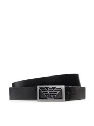 Emporio Armani Pasek Męski Y4S507 Y134J 88244 Czarny. Czarne paski męskie Emporio Armani, bez wzorów, ze skóry. Za 409.99 zł.