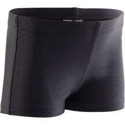 Bokserki pływackie dla malucha. Szare kąpielówki męskie NABAIJI, bez wzorów, z elastanu, do pływania. W wyprzedaży za 4.99 zł.
