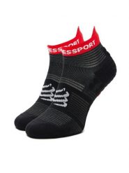 Compressport Skarpety krótkie Pro Racing Socks V4.0 Run Low XU00047B Czarny. Czarne skarpetki męskie Compressport, bez wzorów, z materiału. Za 59.99 zł.
