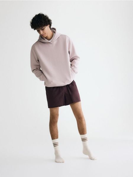 3 pack bokserek Loose - bordowy. Czerwone bokserki męskie Reserved, bez wzorów. Za 79.99 zł.