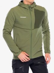 Bluza z kapturem Mammut Madris Light ML Hooded Jacket. Zielone bluzy z kapturem męskie Mammut, m, z materiału. Za 747.99 zł.