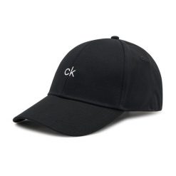 Czapka z daszkiem Calvin Klein. Czarne czapki męskie CALVIN KLEIN, bez wzorów. Za 89.99 zł.