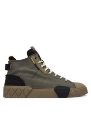 Palladium Trampki Acecity Shelchukka 79131-345-M Zielony ciemny. Zielone trampki i tenisówki męskie Palladium, bez wzorów, z materiału, bez zapięcia. Za 399.99 zł.