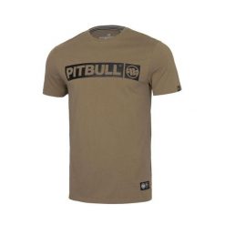 Koszulka sportowa męska Pitbull West Coast T-S Hilltop 170. Brązowe t-shirty sportowe męskie PITBULL, m, bez ramiączek. Za 89.00 zł.