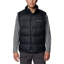 Kamizelka turystyczna męska Pike Lake II Vest. Czarne kamizelki męskie Columbia, m, z poliesteru. Za 399.99 zł.
