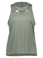 Reebok Top sportowy "Athletic" w kolorze khaki rozmiar: S. Brązowe topy damskie Reebok, s, bez wzorów, z materiału, bez ramiączek. Za 61.95 zł.