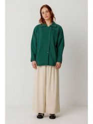 SKFK Kurtka koszulowa "Madalen" w kolorze zielonym rozmiar: M. Zielone kurtki damskie SKFK, m, bez wzorów, z bawełny, bez kaptura. Za 304.99 zł.