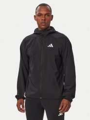 Adidas Kurtka do biegania Adi365 Running Essentials JZ7782 Czarny Regular Fit. Czarne kurtki treningowe męskie Adidas, m, bez wzorów, z syntetyku, do biegania. Za 299.99 zł.