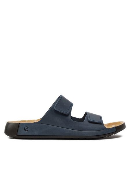 ECCO Klapki 2Nd Cozmo M 2 Strap Slide 50090402038 Granatowy. Niebieskie klapki i japonki męskie ECCO, ze skóry. Za 319.99 zł.
