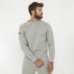Oversize bluza sportowa Zagabria. Szare bluzy bez kaptura męskie Legea, xl. Za 100.00 zł.