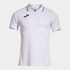 Koszulka Joma Fit One. Białe t-shirty sportowe męskie Joma, l, z dżerseju, bez ramiączek, do piłki nożnej. Za 67.99 zł.