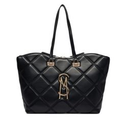 Torebka Steve Madden. Czarne torebki klasyczne damskie Steve Madden, bez wzorów, bez dodatków. Za 559.99 zł.