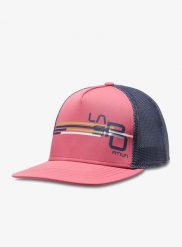 Czapka z daszkiem La Sportiva Stripe Cube Hat. Czerwone czapki męskie La Sportiva, bez wzorów, z materiału, eleganckie. Za 104.49 zł.