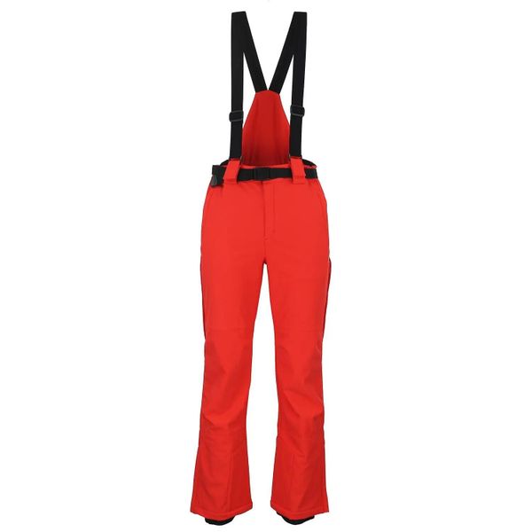 Spodnie narciarskie softshell Peak Mountain Candalo. Brązowe spodnie materiałowe męskie Peak Mountain, bez wzorów, z softshellu, sportowe. W wyprzedaży za 425.00 zł.