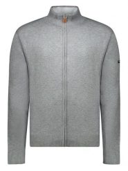 Geographical Norway Kardigan "Frest" w kolorze ciemnoszarym rozmiar: M. Szare kardigany męskie Geographical Norway, m, bez wzorów, bez kołnierzyka. Za 134.95 zł.