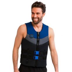 Kamizelka ratunkowa z neoprenu Jobe Sports. Niebieskie kamizelki męskie JOBE, z neoprenu. Za 469.50 zł.