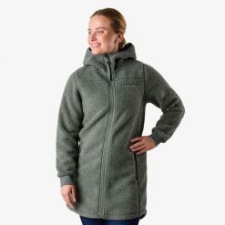Bluza polarowa turystyka damska Swedemount Lofoten Pile Coat wodoodporna. Niebieskie bluzy bez kaptura damskie SWEDEMOUNT, z polaru. Za 297.00 zł.