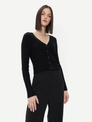 Vero Moda Kardigan Glory 10300305 Czarny Slim Fit. Czarne kardigany damskie Vero Moda, m, bez wzorów, z wiskozy. Za 169.99 zł.