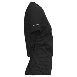 Koszulka do biegania damska Joma R-Night. Czarne t-shirty damskie Joma, l, bez wzorów, z materiału, bez kołnierzyka. Za 119.99 zł.