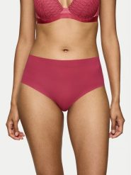 Triumph Figi klasyczne z wysokim stanem Pretty 10222227 Czerwony. Czerwone figi damskie Triumph, m, bez wzorów, z syntetyku. Za 39.99 zł.