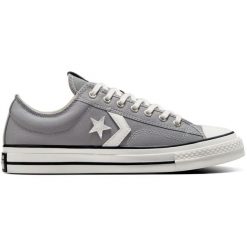 Buty sportowe Converse Star Player 76 Premium Canvas. Szare buty sportowe na co dzień damskie Converse, bez wzorów. Za 390.00 zł.