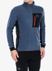 Bluza polarowa Hannah Yukon. Niebieskie bluzy z kapturem męskie Hannah, s, z materiału. Za 368.49 zł.