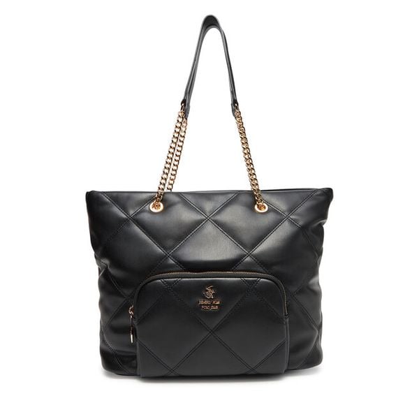 Torebka Beverly Hills Polo Club. Czarne torebki klasyczne damskie Beverly Hills Polo Club, bez wzorów, bez dodatków. Za 279.99 zł.