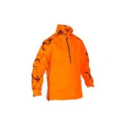 Bluza myśliwska SUPERTRACK FLUO. Brązowe bluzy bez kaptura męskie SOLOGNAC, xl, z bawełny. W wyprzedaży za 199.99 zł.