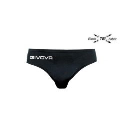 Kąpielówki Givova. Czarne kąpielówki męskie Givova, m, bez wzorów, z elastanu, na fitness i siłownię. Za 66.89 zł.