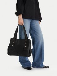 Lasocki Torebka CEO-LSK-L-011-09 Czarny. Czarne torebki klasyczne damskie Lasocki, bez wzorów, z materiału, bez dodatków. Za 209.99 zł.