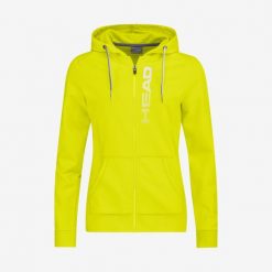 Bluza z kapturem damska Club Greta. Żółte bluzy i bluzki niemowlęce HEAD, bez wzorów, z bawełny, bez ramiączek, z kapturem. W wyprzedaży za 203.00 zł.