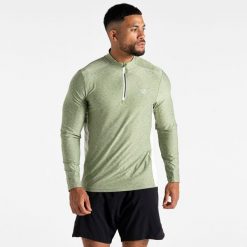 Bluza turystyczna męska Power Up. Zielone bluzy bez kaptura męskie Dare 2b, m. W wyprzedaży za 159.25 zł.